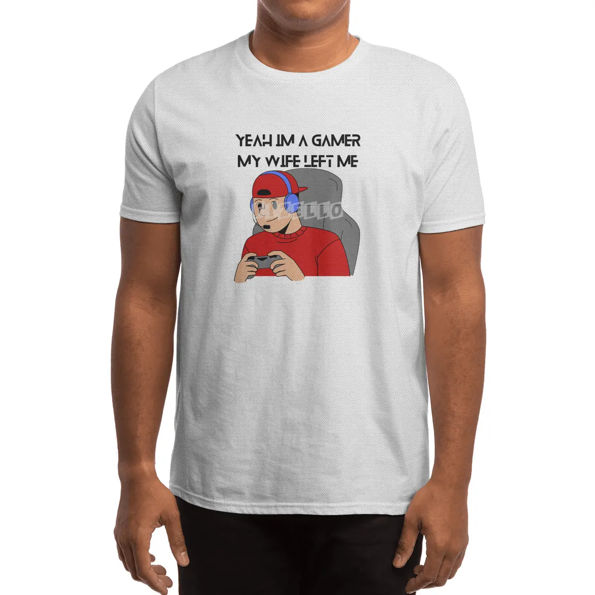 Yeah Im a Gamer My Wife Left Me Spor T-Shirt