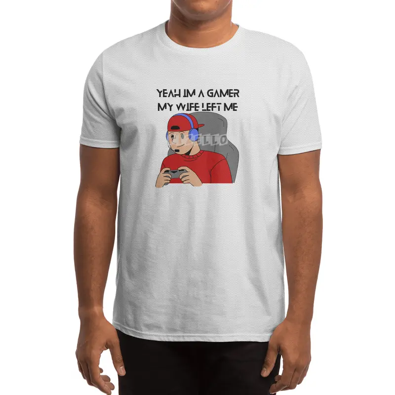 Yeah Im a Gamer My Wife Left Me Spor T-Shirt