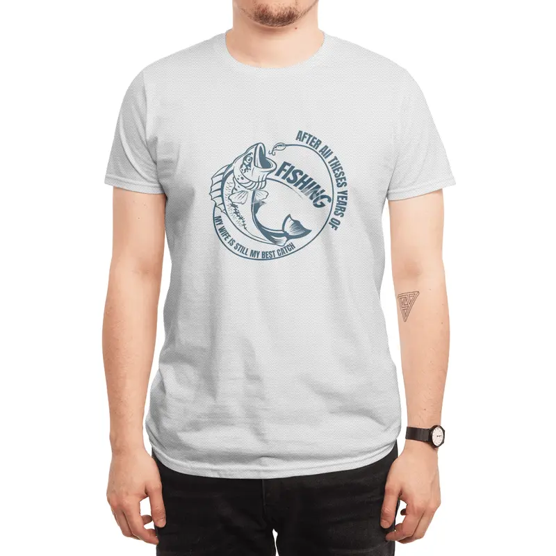 After all these years of fishing my wife is still my best catch Spor T-Shirt