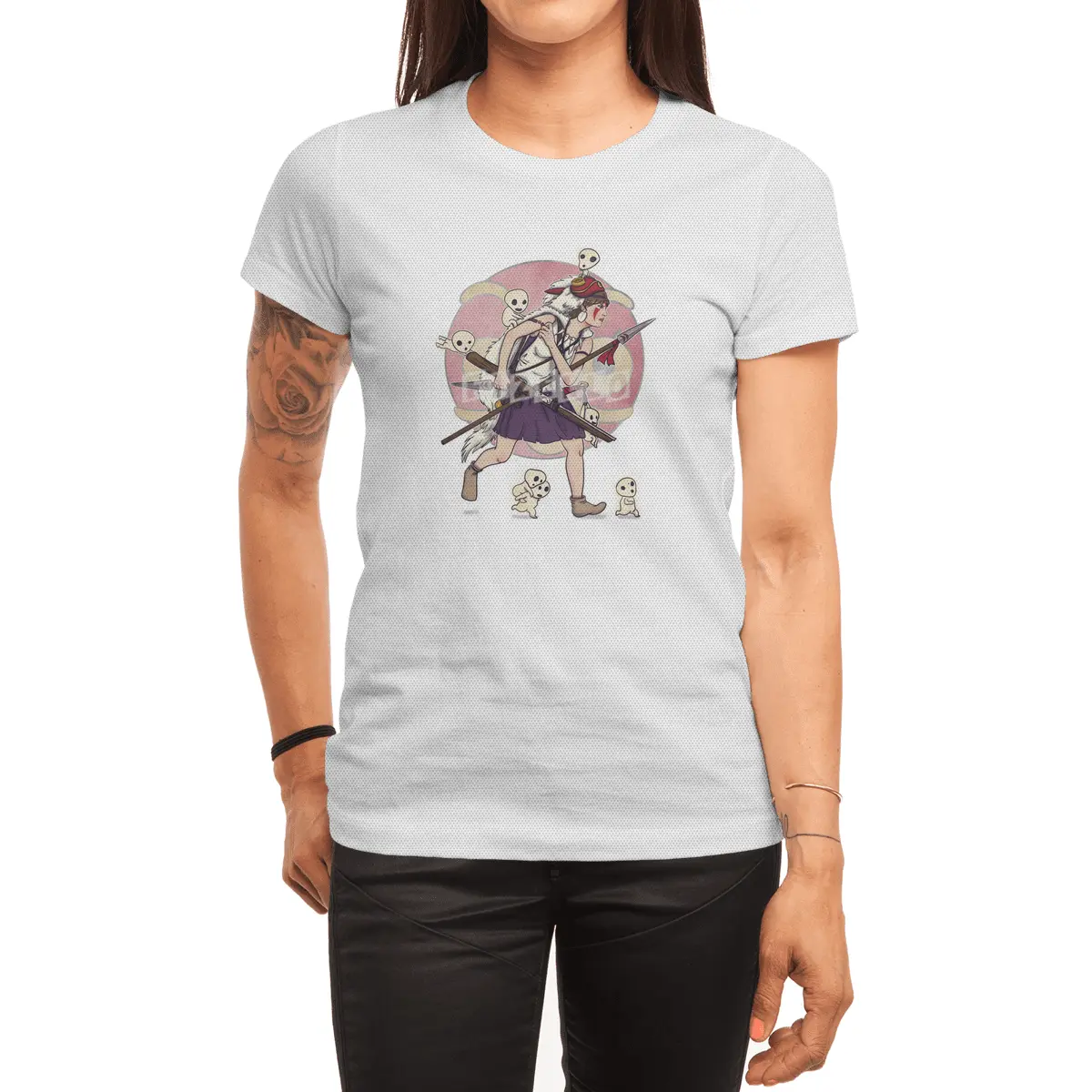 Wolf Girl to the rescue Spor T-Shirt
