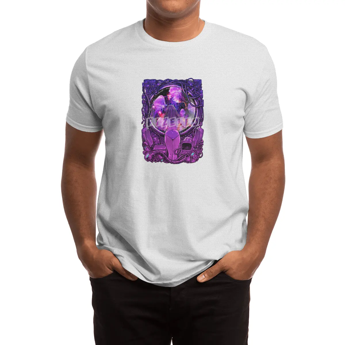 A girl in purple room Spor T-Shirt