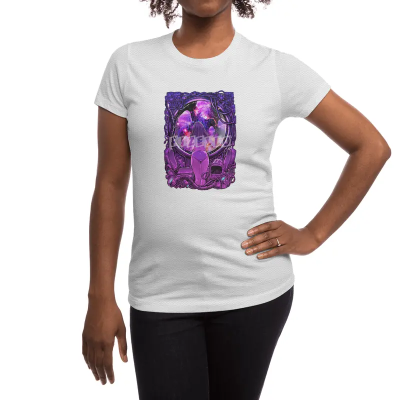 A girl in purple room Spor T-Shirt