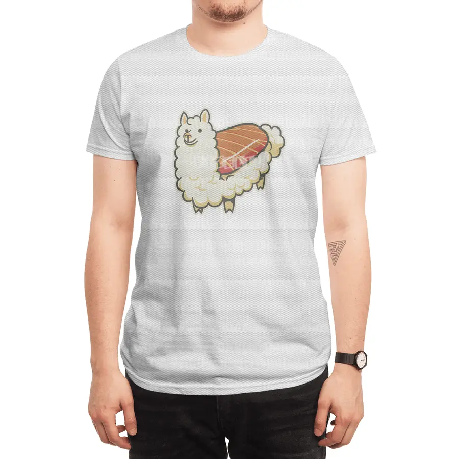 Alpaca Sushi Niguiri Spor T-Shirt