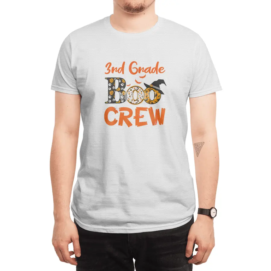 3rd grade boo crew  teacher kids halloween gift Spor T-Shirt