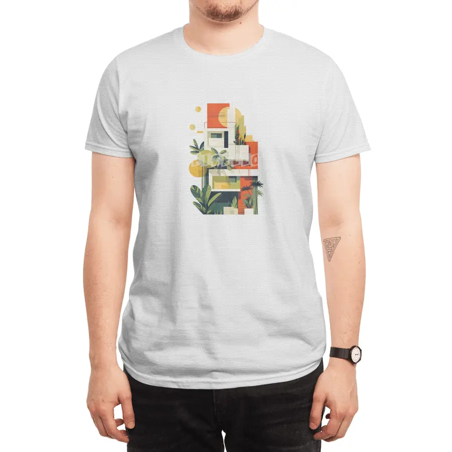 Abstract Tree house Spor T-Shirt