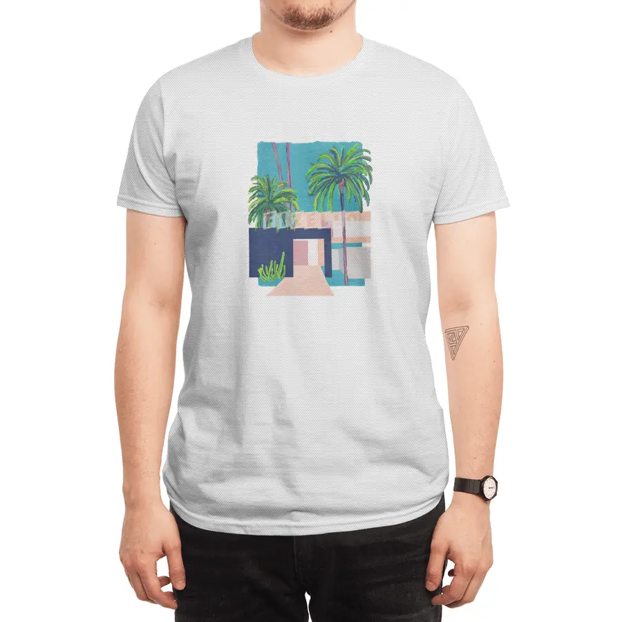 Palm tree house Spor T-Shirt