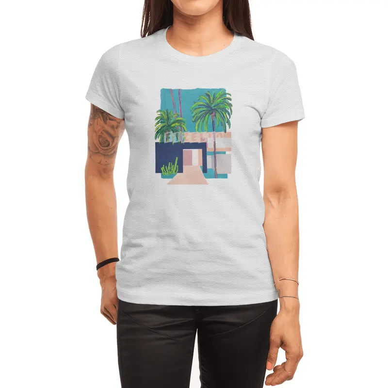 Palm tree house Spor T-Shirt