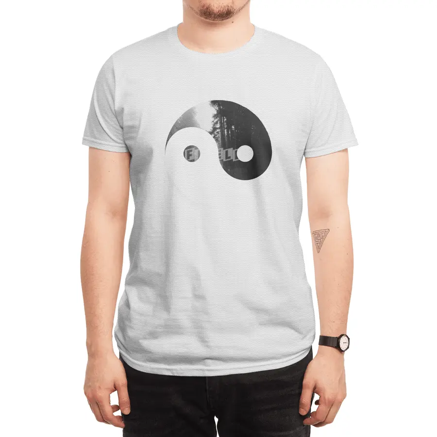 Forest Yin Yang  Spor T-Shirt
