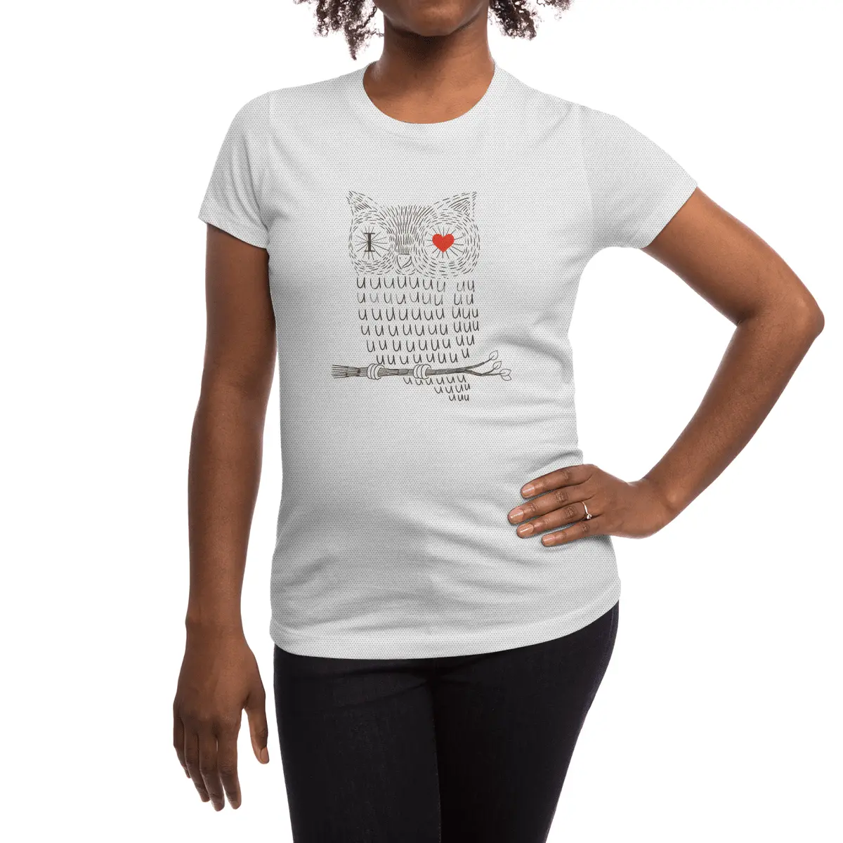 I Love Uuuuuuuu Spor T-Shirt
