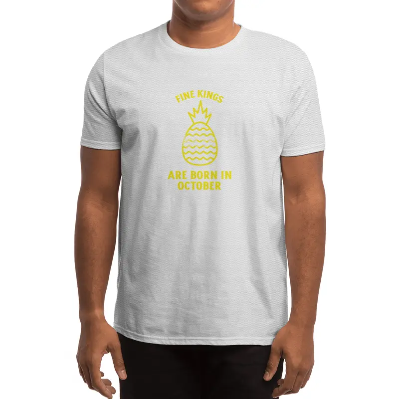 Fine kings are born in October funny pineapple birthday month Spor T-Shirt