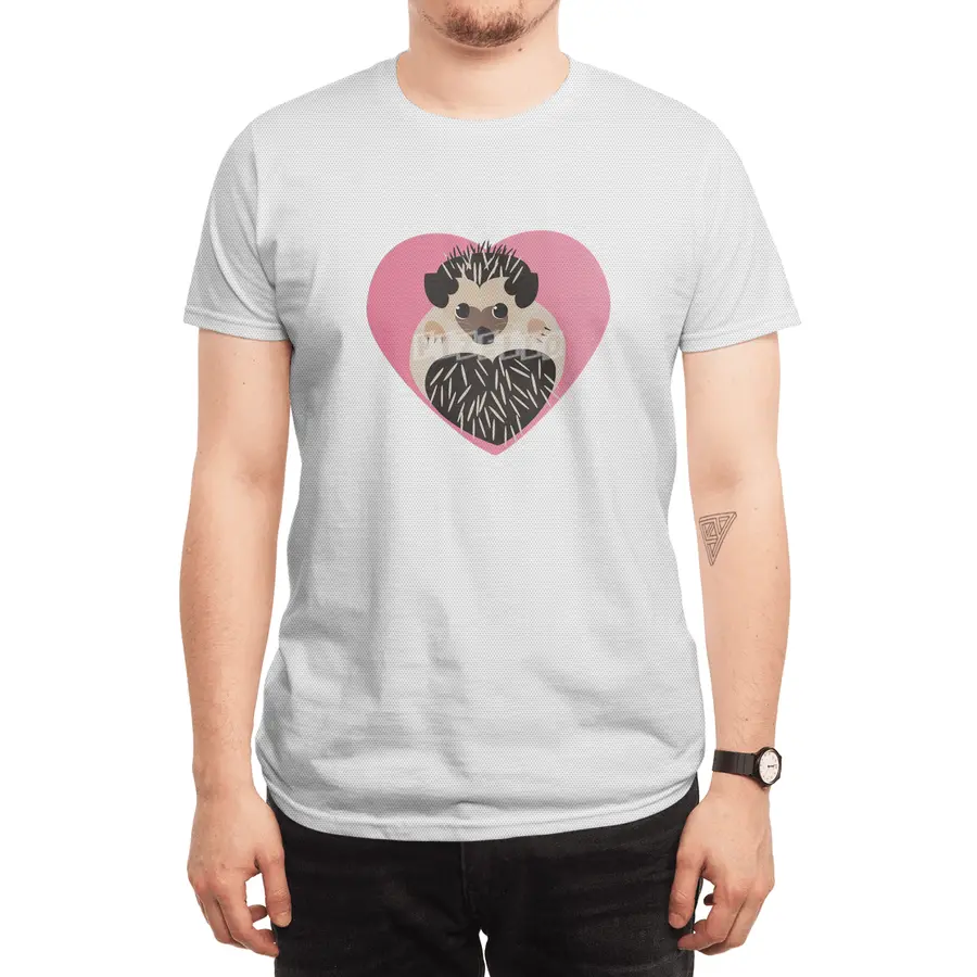 Hedgehog Love Heart Spor T-Shirt