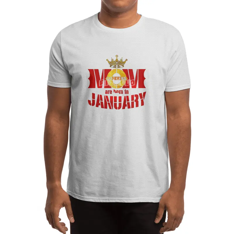 Mom mother Queens are born in january Spor T-Shirt