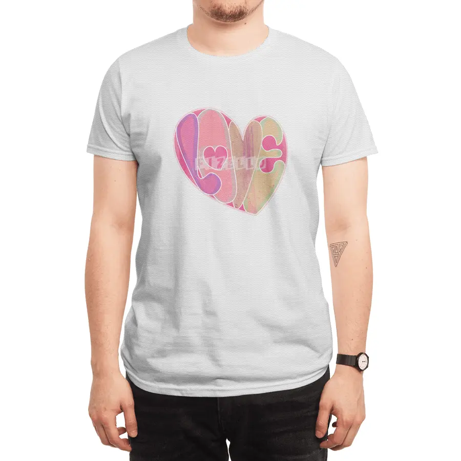 Love Neon Glow Spor T-Shirt