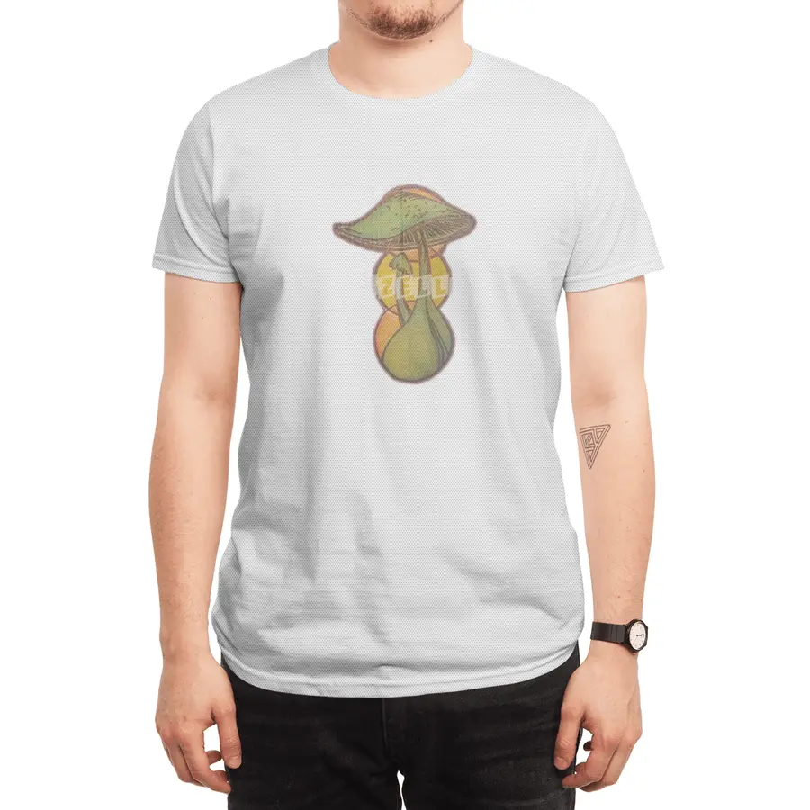 Mushrooms! Hand Drawn Original Artwork! Mushroom Home Painted Painting Spor T-Shirt