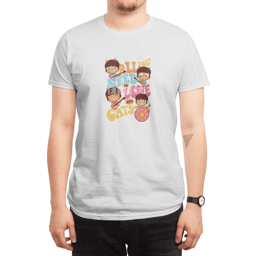 All you need is love and cats Spor T-Shirt