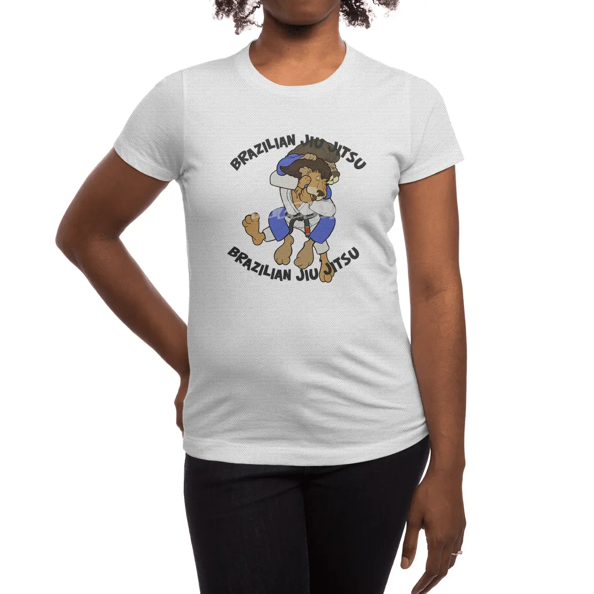 Brazilian Jiu Jitsu Lion Spor T-Shirt