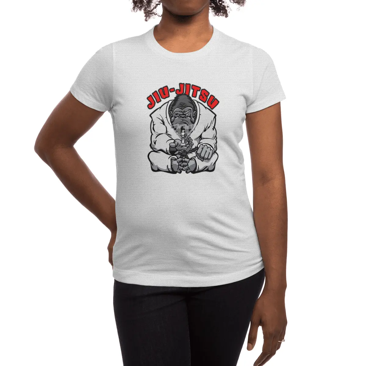 Brazilian Jiu Jitsu MMA BJJ Gorilla Grappling Chess King Spor T-Shirt