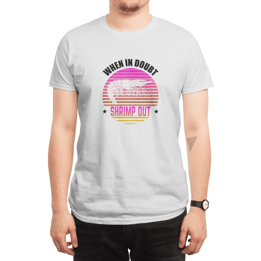 When In Doubt Shrimp Out Jiu Jitsu BJJ Martial Arts Spor T-Shirt