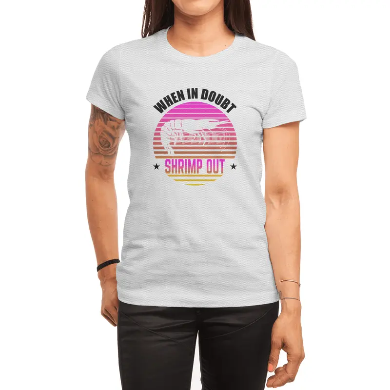 When In Doubt Shrimp Out Jiu Jitsu BJJ Martial Arts Spor T-Shirt