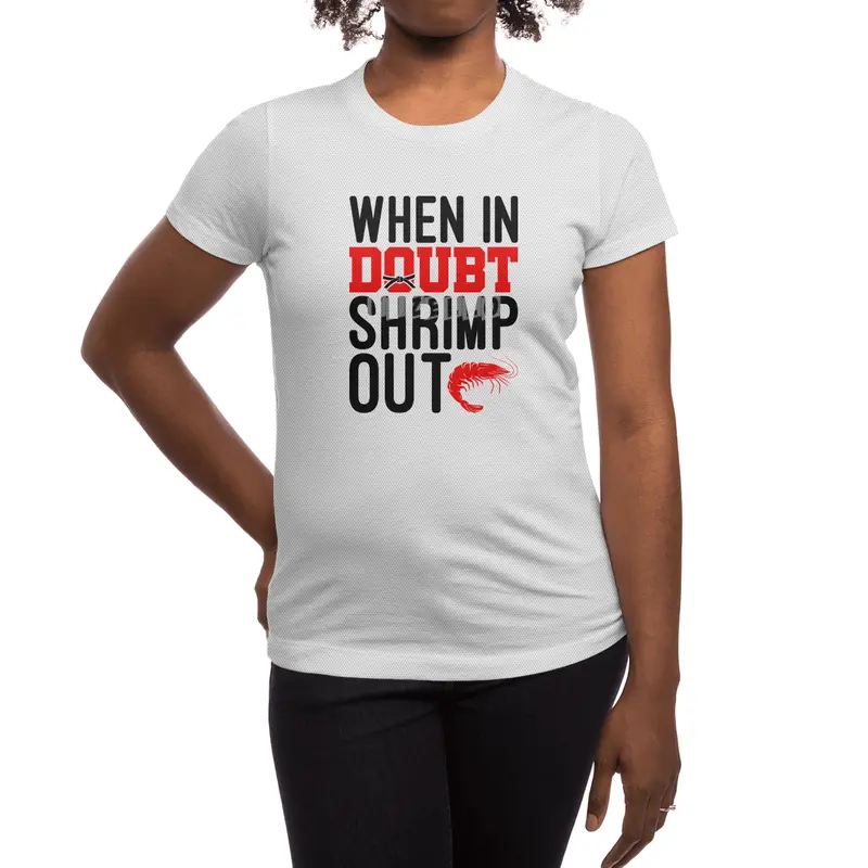 When In Doubt Shrimp Out Jiu Jitsu BJJ Martial Arts Spor T-Shirt