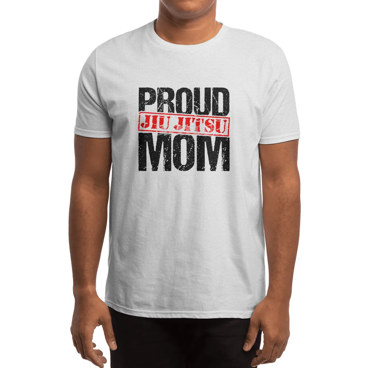 Proud Jiu Jitsu Mom BJJ Martial Arts Spor T-Shirt