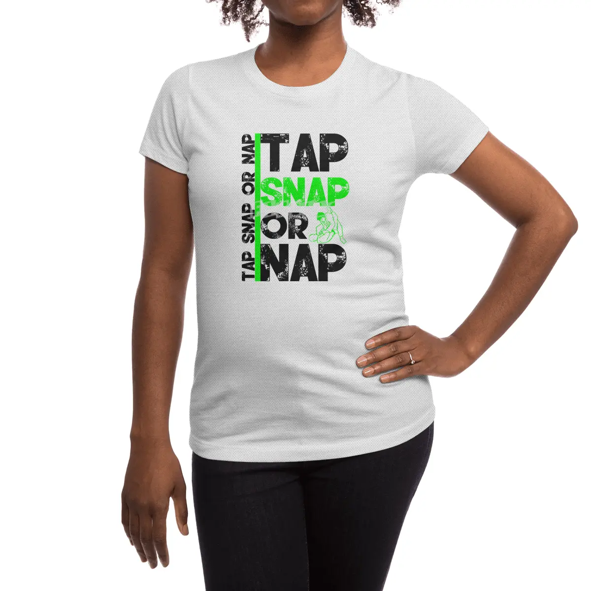 Tap Snap Or Nap Jiu Jitsu BJJ Martial Arts Spor T-Shirt