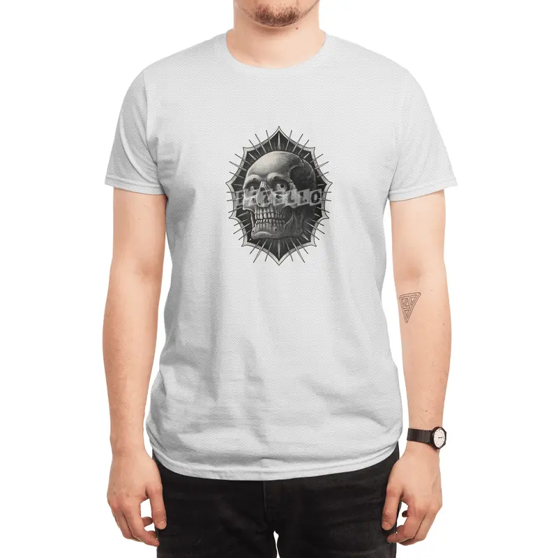 old school skull Traditional Tattoo Spor T-Shirt