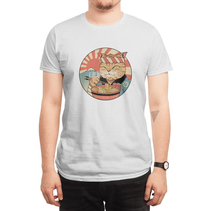 Catana Ramen Front Print Spor T-Shirt