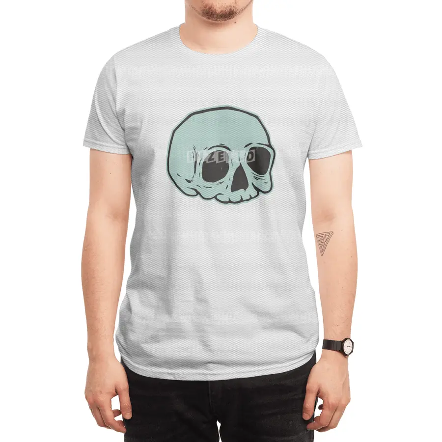 Classic Skull (BLUE) Spor T-Shirt