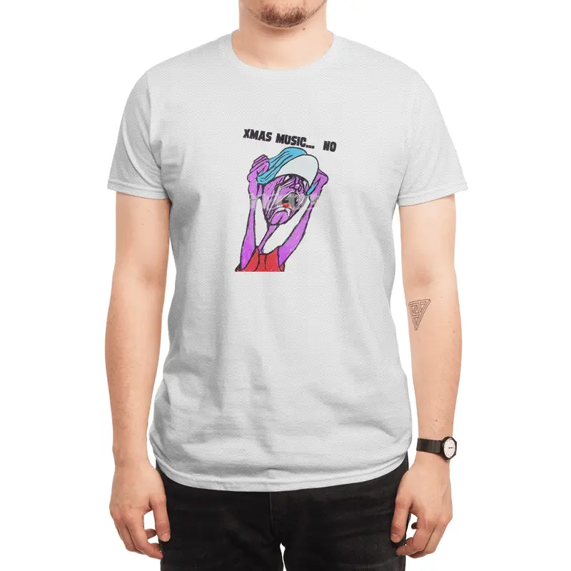 No More Xmas Music  Spor T-Shirt