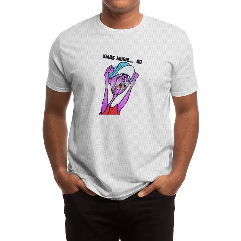 No More Xmas Music  Spor T-Shirt