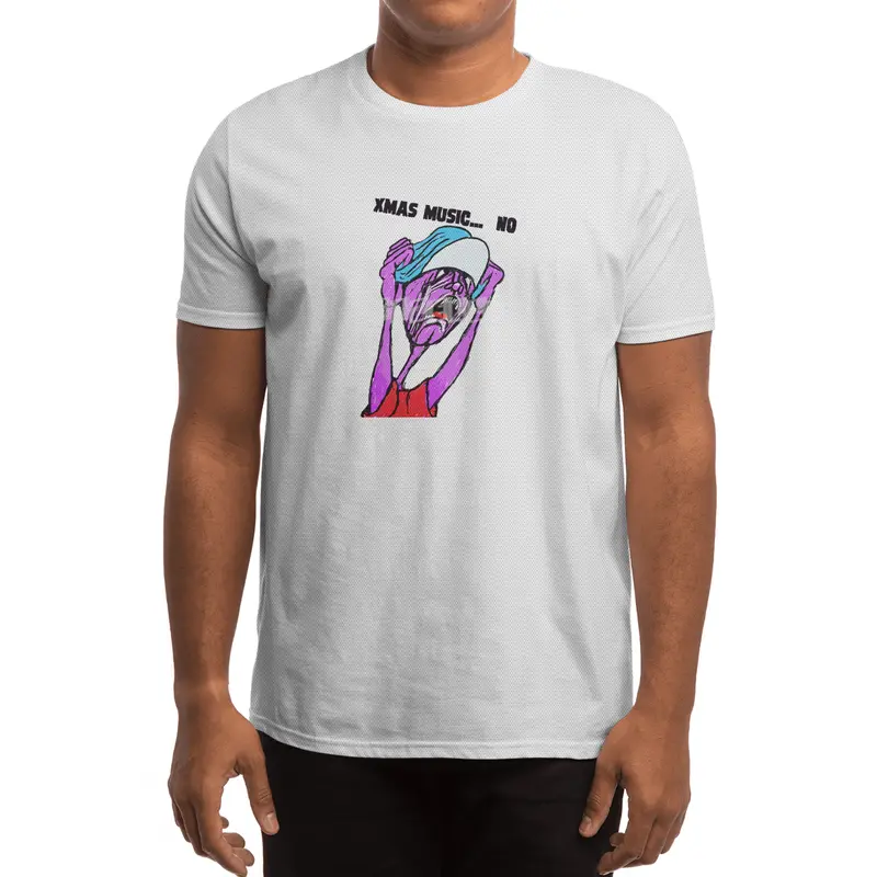 No More Xmas Music  Spor T-Shirt
