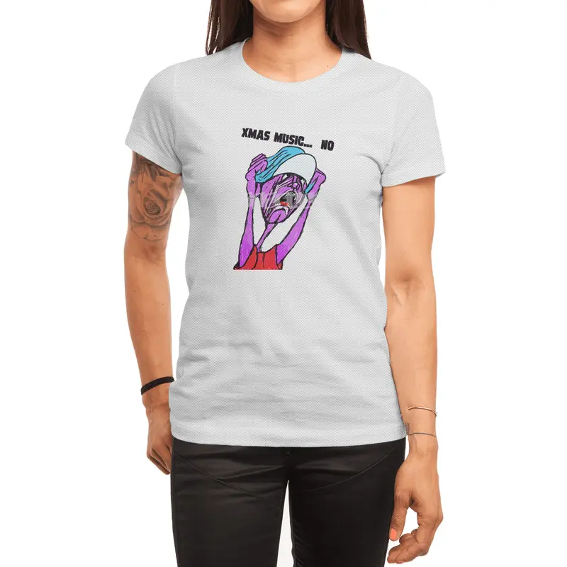No More Xmas Music  Spor T-Shirt