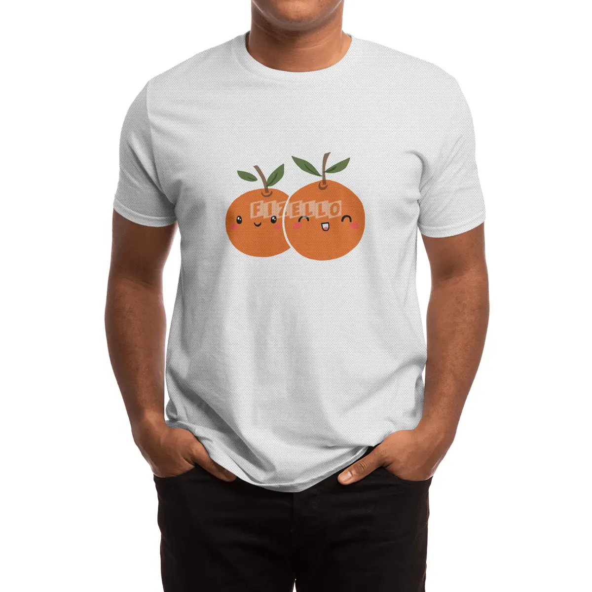 Happy Chinese new year mandarin oranges! Spor T-Shirt
