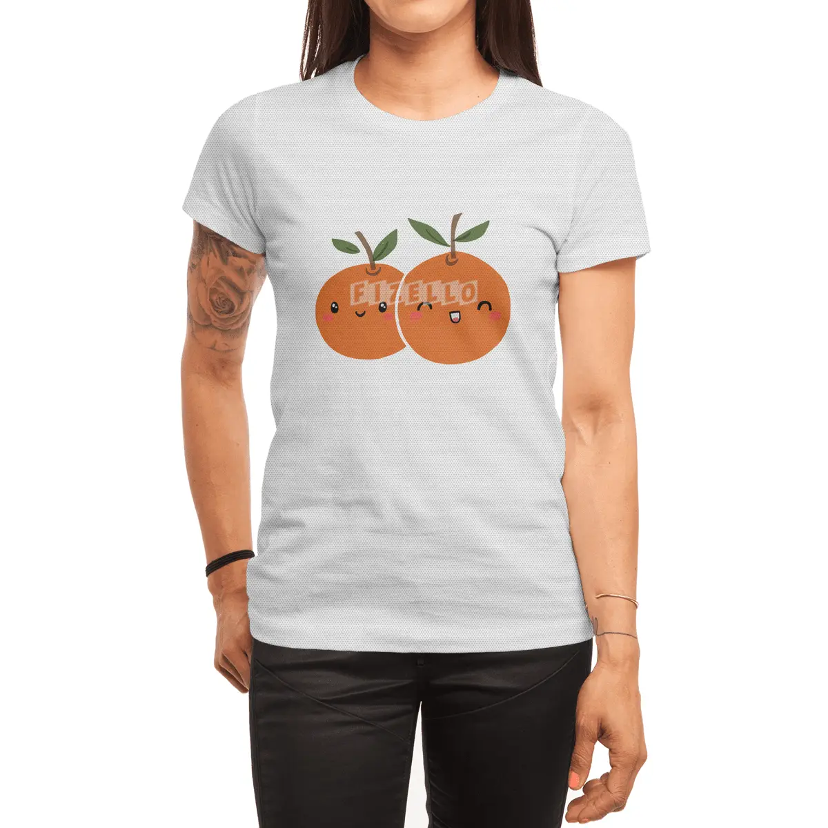 Happy Chinese new year mandarin oranges! Spor T-Shirt