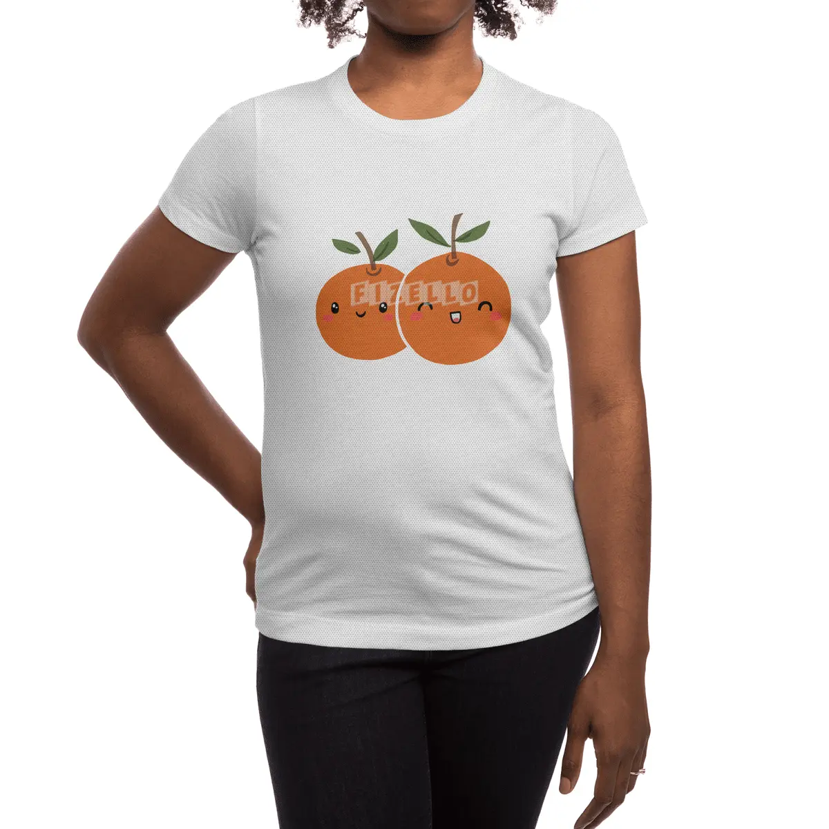 Happy Chinese new year mandarin oranges! Spor T-Shirt