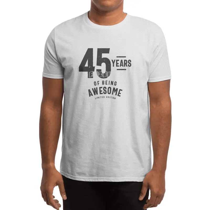 45 Years Of Being Awesome 45th Birthday Spor T-Shirt