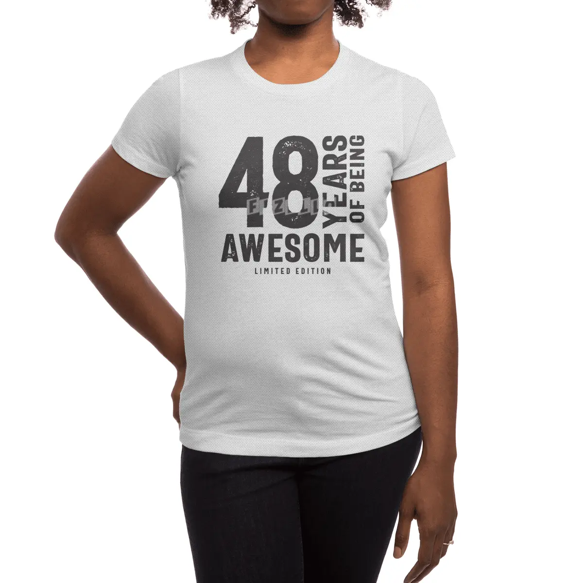 48 Years Of Being Awesome 48th Birthday Spor T-Shirt