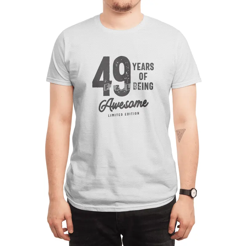 49 Years Of Being Awesome 49th Birthday Spor T-Shirt