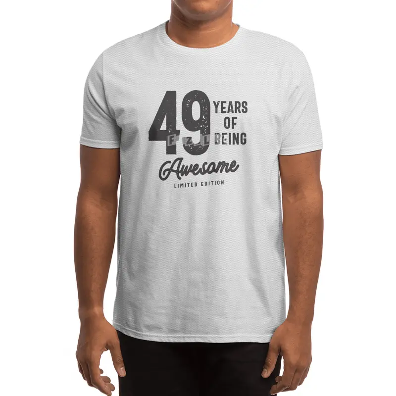 49 Years Of Being Awesome 49th Birthday Spor T-Shirt