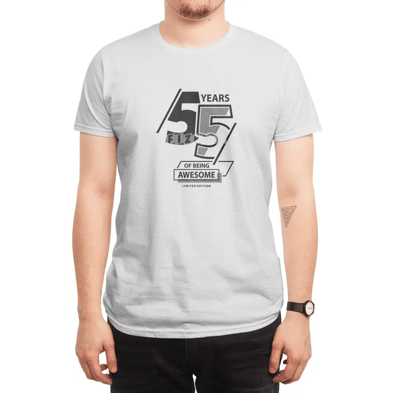 55 Years Of Being Awesome 55th Birthday Spor T-Shirt