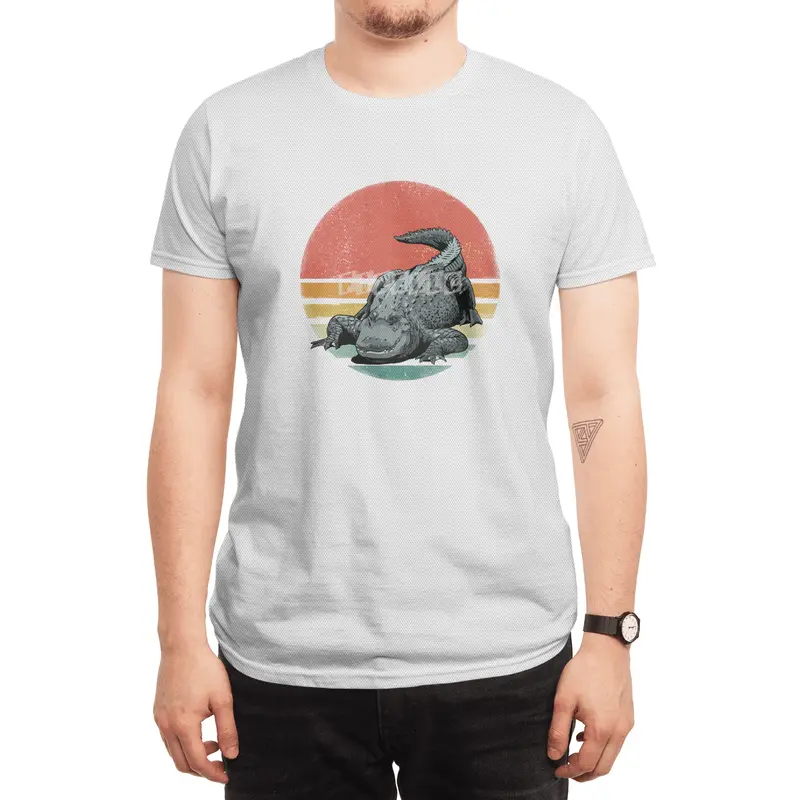 70s Vintage Crocodile Shirt Alligator Gift For Animal Lover Spor T-Shirt