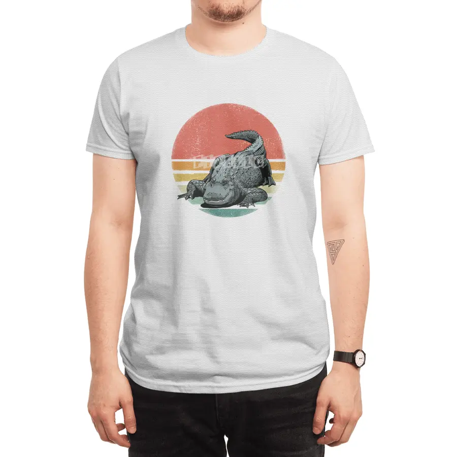 70s Vintage Crocodile Shirt Alligator Gift For Animal Lover Spor T-Shirt
