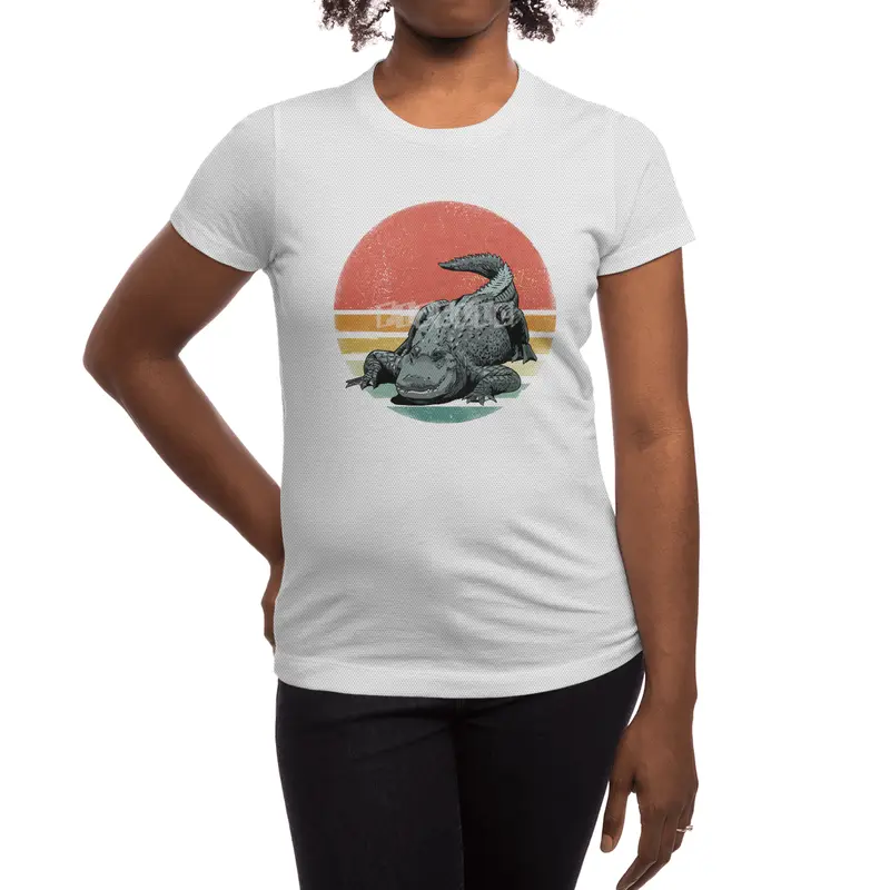 70s Vintage Crocodile Shirt Alligator Gift For Animal Lover Spor T-Shirt