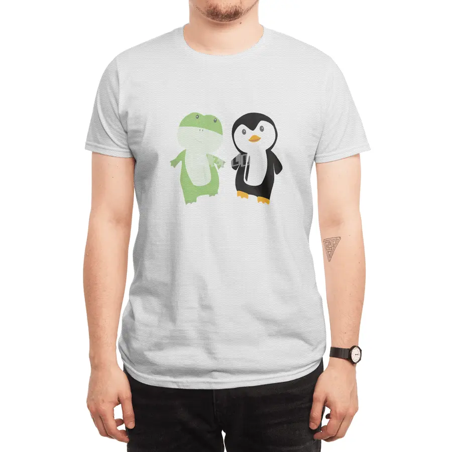 Frog Penguin Funny Animal Friends Kids Spor T-Shirt