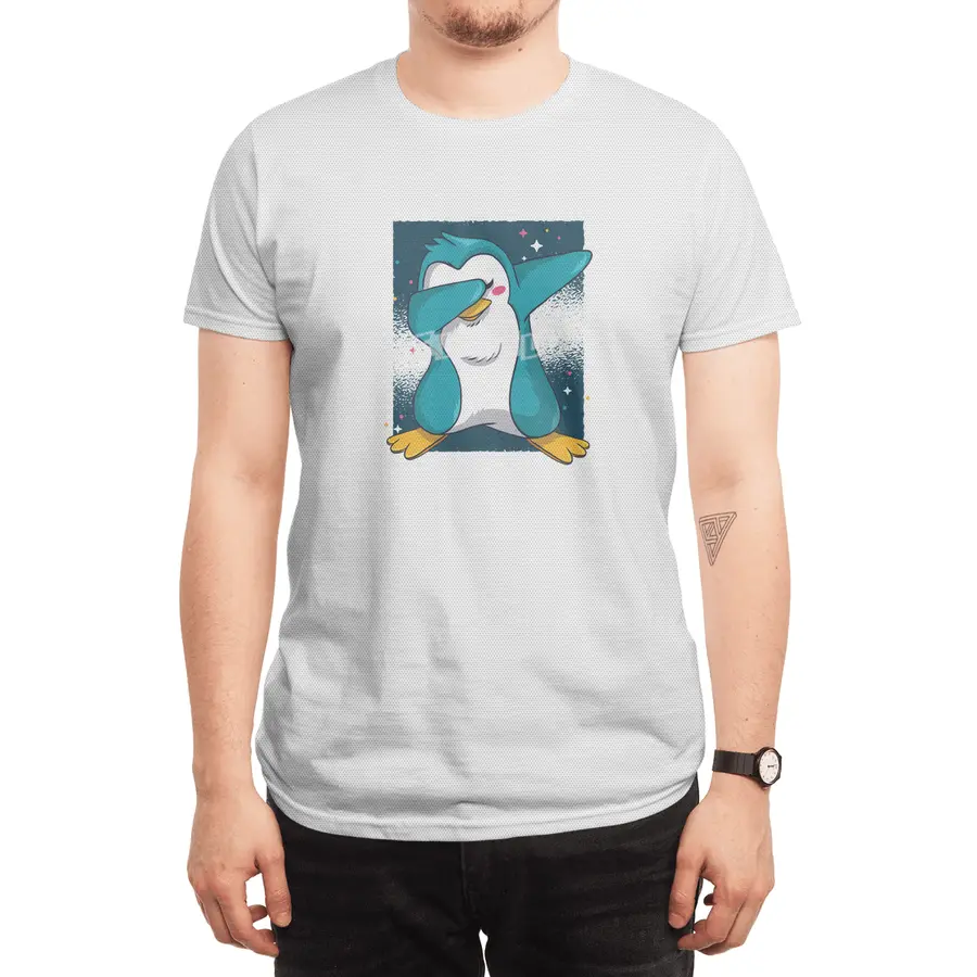 Dabbing Penguin Dab Penguin Spor T-Shirt