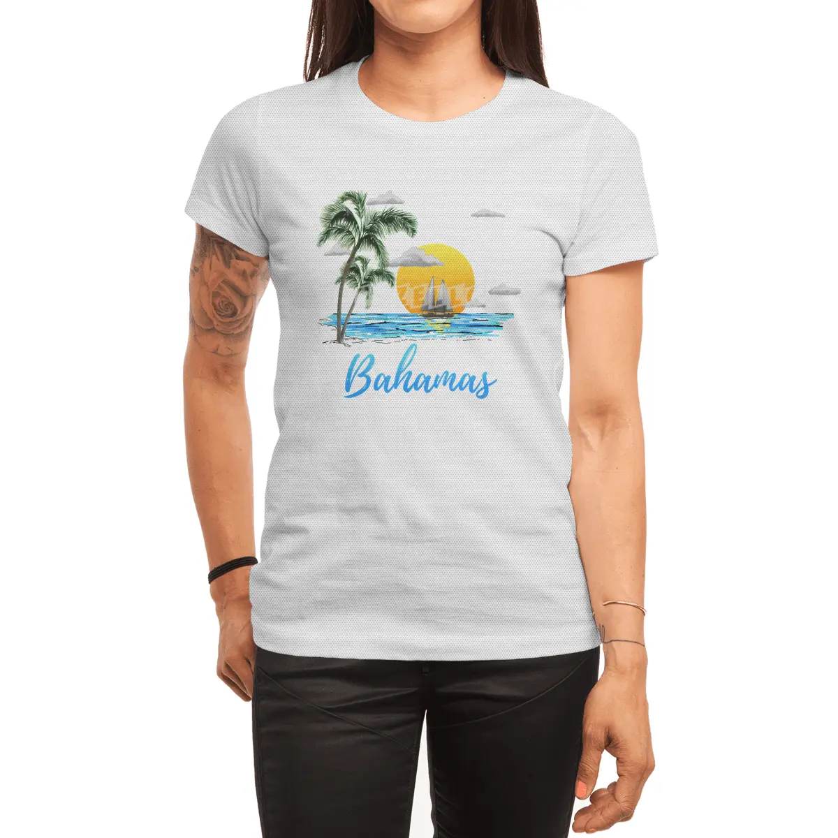 Bahamas Vacation Sailing Spor T-Shirt