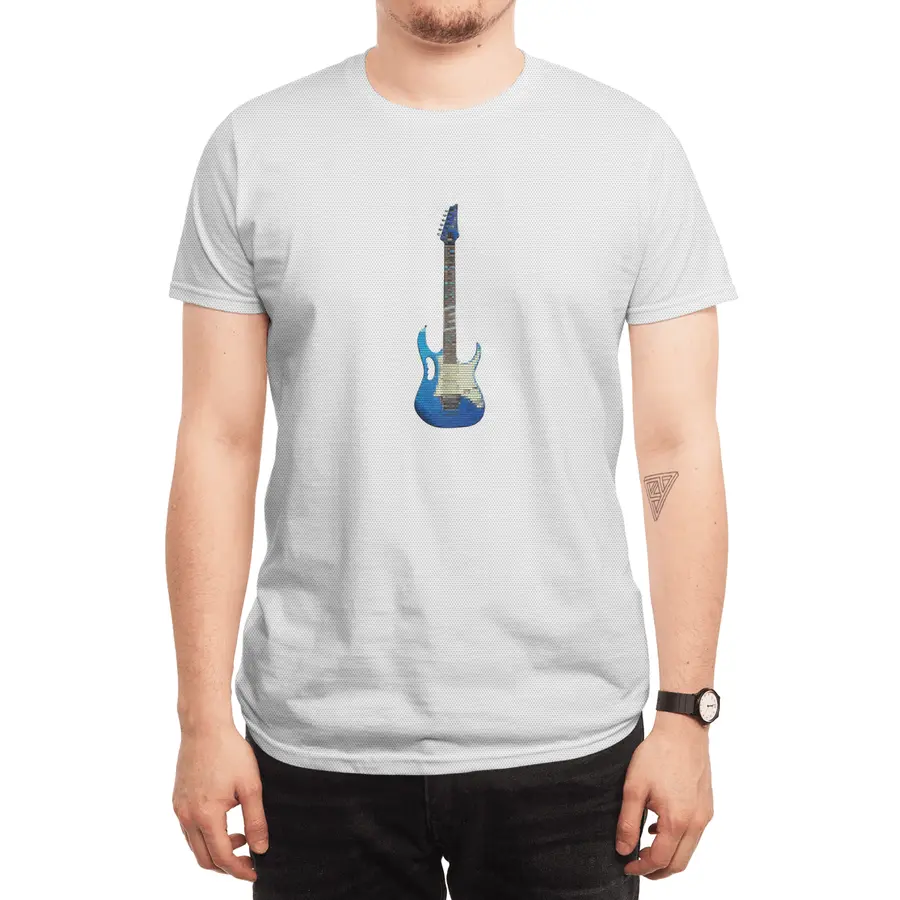 Guitar Play Black Spor T-Shirt