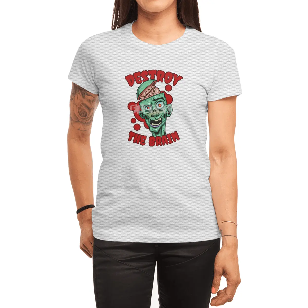 Destroy the Brain Spor T-Shirt