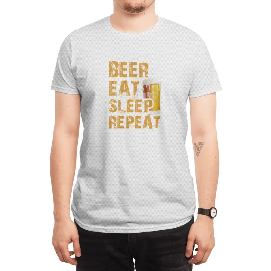 Beer Eat Sleep Repeat Spor T-Shirt